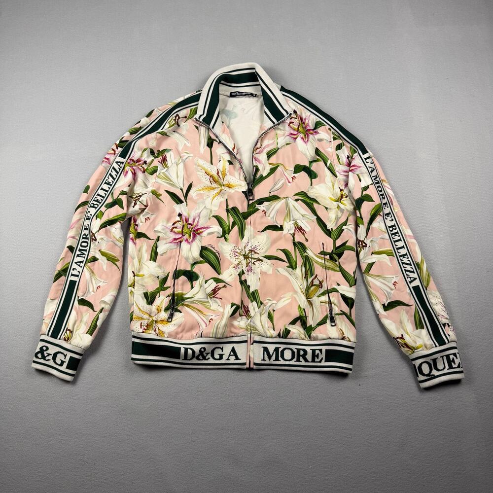 Dolce & Gabbana Floral Lily Track Jacket IT44